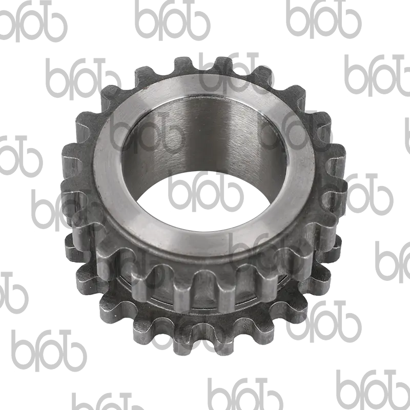 For Ford and Lincoln V8 engines, what are the similarities and differences in design and function of their crankshaft sprockets?